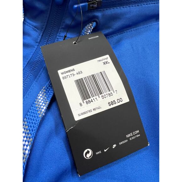 Nike Women's Training Jacket Blue 897173 493 Size 2XL NWT - Picture 3 of 16